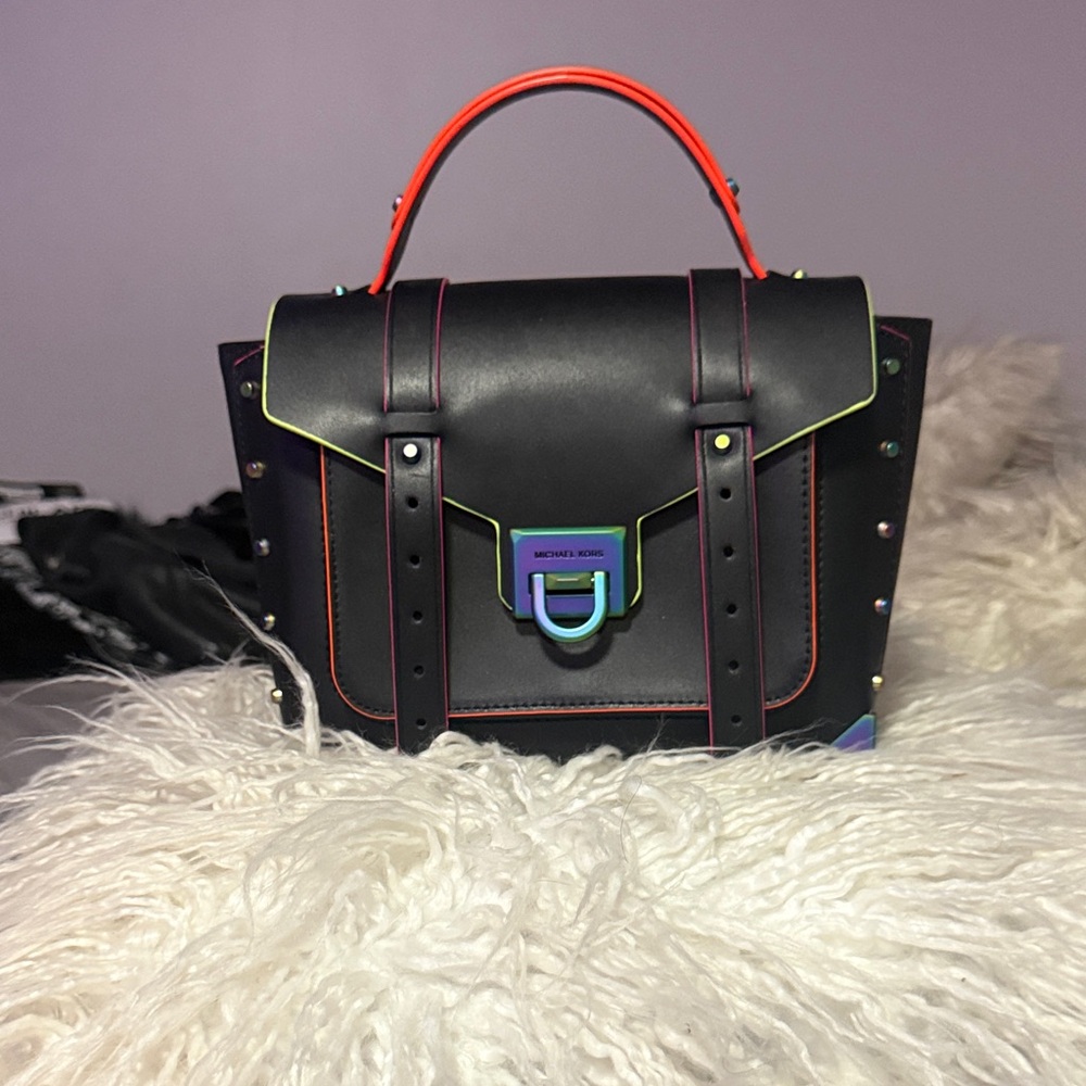 MICHAEL Michael Kors Manhattan Black School Satchel. NEW WITH TAGS!!!!
